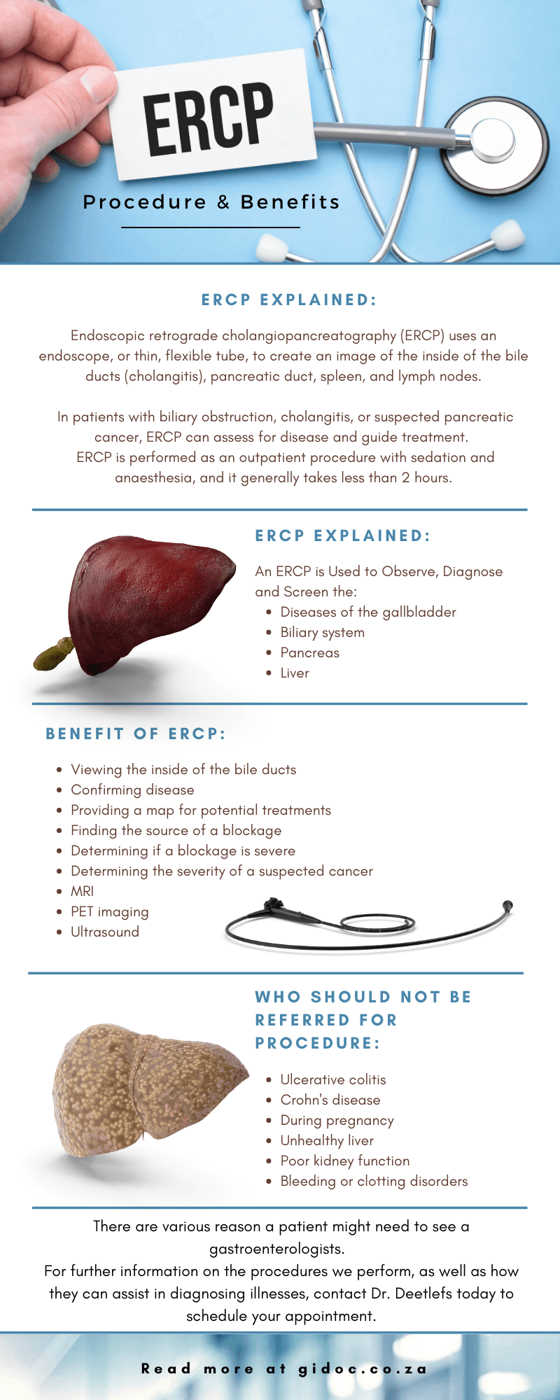 What is ERCP and What Are the Procedure's Benefits? GiDoc Cape Town